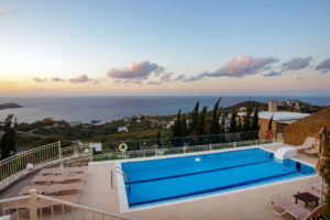 Villa Lida pool and sea view
